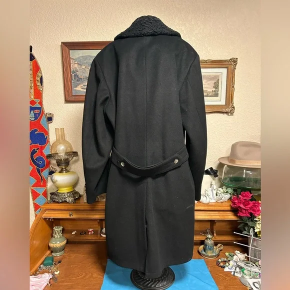 Wool coat- HEAVY Great WesternlROBITSHEK SCHNEIDER •MINNENPOLS Borg Pile - Picture 3 of 13